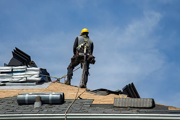 Professional Roof Replacement technician working in Audubon, PA